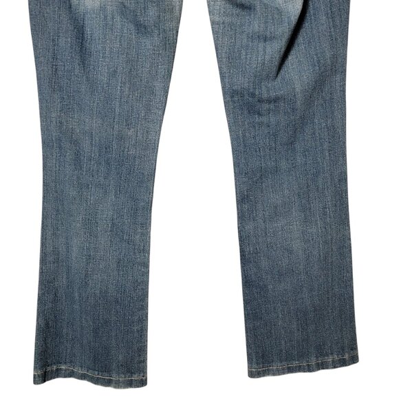 Miss Me Womens Y2K Easy Boot Distressed Low Rise Leopard Print Jeans Size 29 - Picture 6 of 11